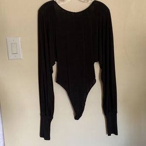 Black Free People bodysuit